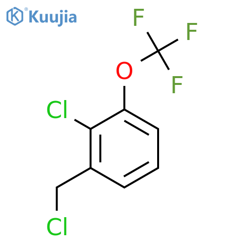 2-Chloro-3-(trifluoromethoxy)benzyl chloride structure