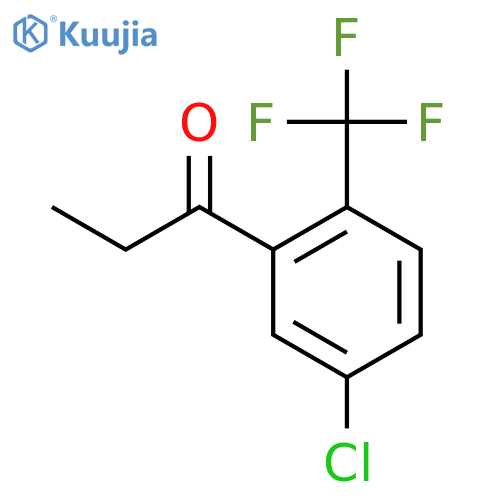 5'-Chloro-2'-(trifluoromethyl)propiophenone structure