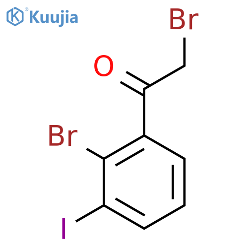 2,2'-Dibromo-3'-iodoacetophenone structure