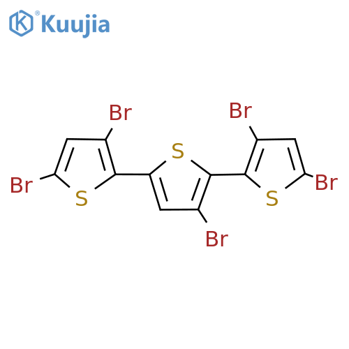 2,2':5',2''-Terthiophene, 3,3',3'',5,5''-pentabromo- structure