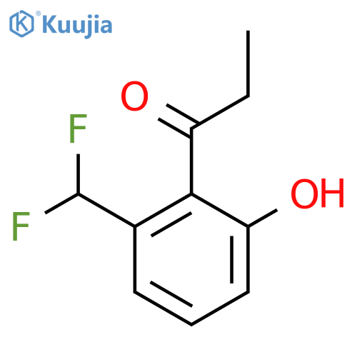 6'-(Difluoromethyl)-2'-hydroxypropiophenone structure