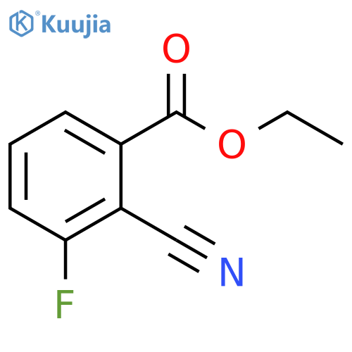 Ethyl2-cyano-3-fluorobenzoate structure