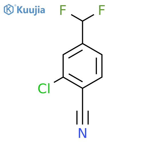 2-Chloro-4-(difluoromethyl)benzonitrile structure