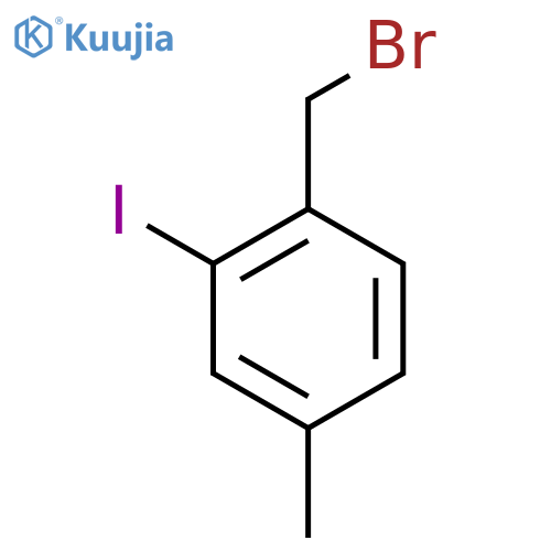 2-Iodo-4-methylbenzyl bromide structure