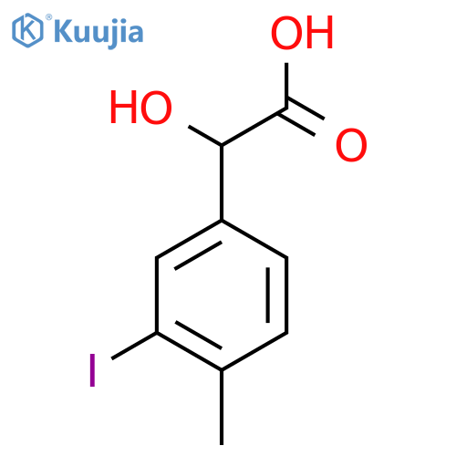 3-Iodo-4-methylmandelic acid structure