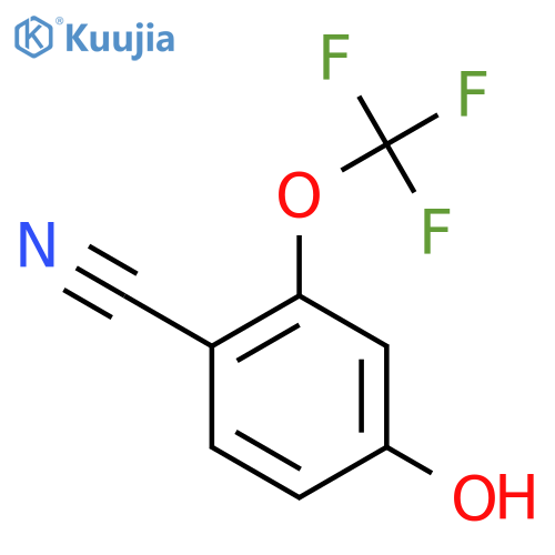 4-Hydroxy-2-(trifluoromethoxy)benzonitrile structure
