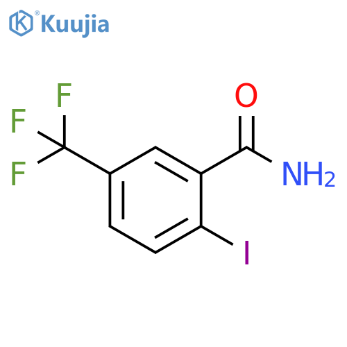 2-iodo-5-(trifluoromethyl)benzamide structure
