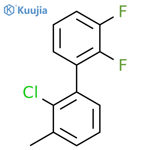 2'-Chloro-2,3-difluoro-3'-methylbiphenyl structure