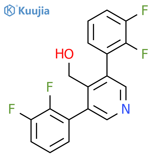 3,5-Bis(2,3-difluorophenyl)pyridine-4-methanol structure