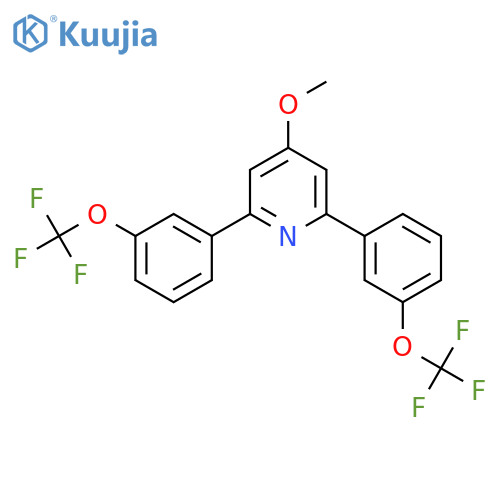 2,6-Bis(3-(trifluoromethoxy)phenyl)-4-methoxypyridine structure