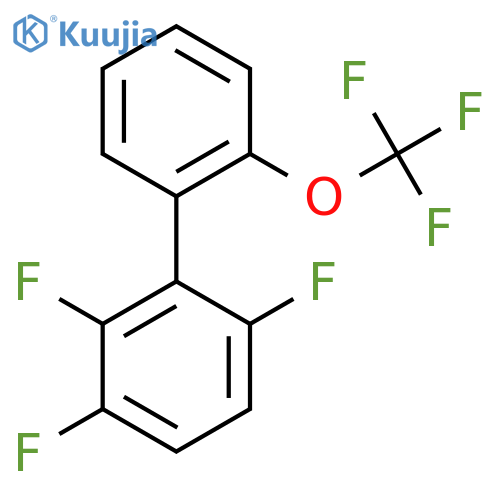 2,3,6-Trifluoro-2'-(trifluoromethoxy)biphenyl structure