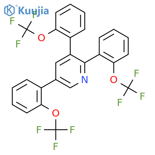 2,3,5-Tris(2-(trifluoromethoxy)phenyl)pyridine structure