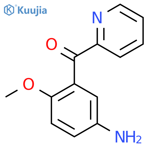 2-(5-Amino-2-methoxybenzoyl)pyridine structure