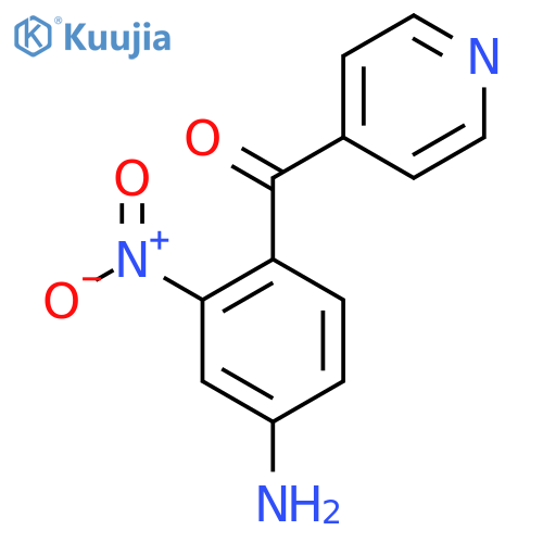 4-(4-Amino-2-nitrobenzoyl)pyridine structure