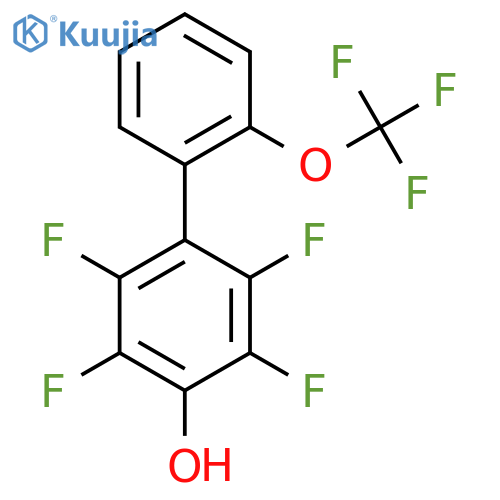 4-Hydroxy-2,3,5,6-tetrafluoro-2'-(trifluoromethoxy)biphenyl structure