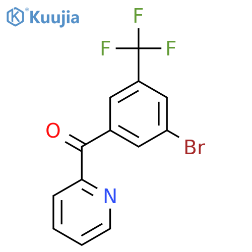 2-(3-Bromo-5-(trifluoromethyl)benzoyl)pyridine structure