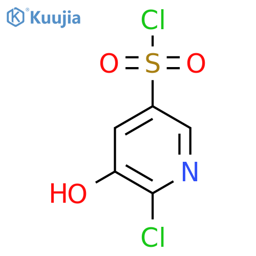 2-Chloro-3-hydroxypyridine-5-sulfonyl chloride structure
