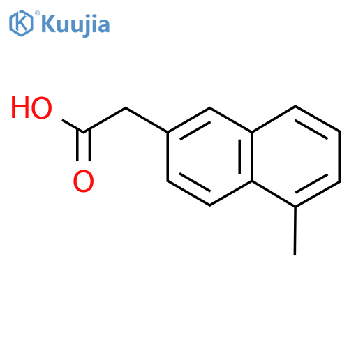 1-Methylnaphthalene-6-acetic acid structure