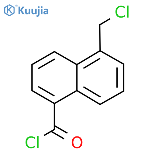 1-(Chloromethyl)naphthalene-5-carbonyl chloride structure
