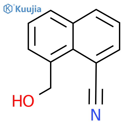 1-Cyanonaphthalene-8-methanol structure
