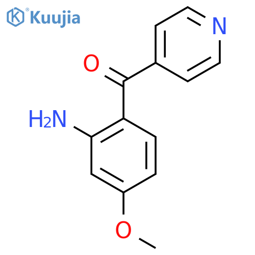 4-(2-Amino-4-methoxybenzoyl)pyridine structure