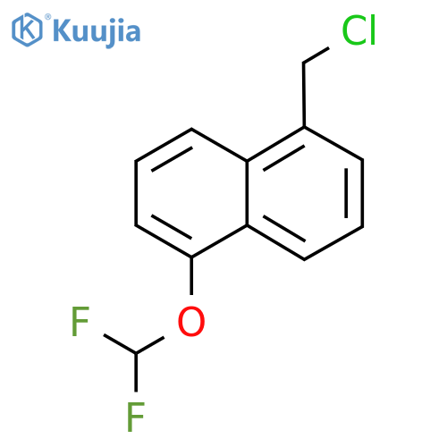 5-(Chloromethyl)-1-(difluoromethoxy)naphthalene structure