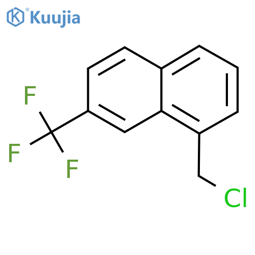 8-(Chloromethyl)-2-(trifluoromethyl)naphthalene structure
