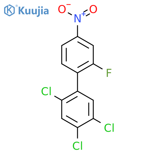 2'-Fluoro-4'-nitro-2,4,5-trichlorobiphenyl structure