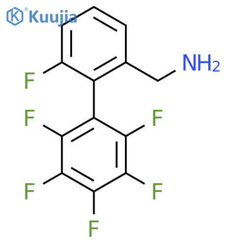 C-(6,2',3',4',5',6'-Hexafluorobiphenyl-2-yl)-methylamine structure