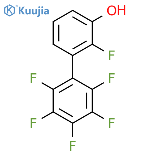 2,2',3',4',5',6'-Hexafluoro-3-hydroxybiphenyl structure