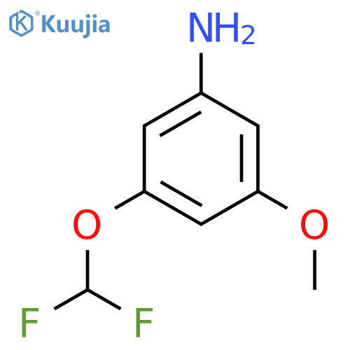 3-Amino-5-(difluoromethoxy)anisole structure