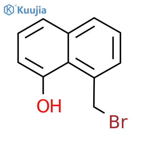 1-(Bromomethyl)-8-hydroxynaphthalene structure