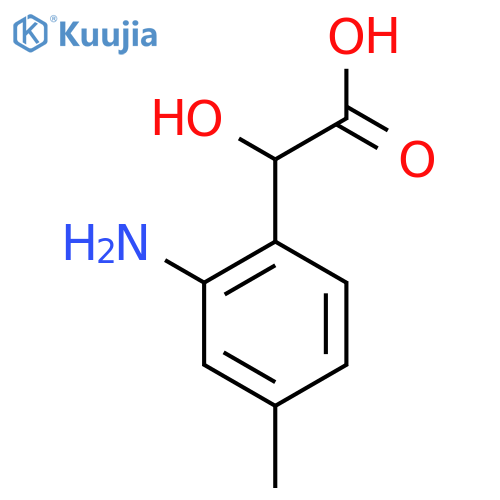 2-Amino-4-methylmandelic acid structure