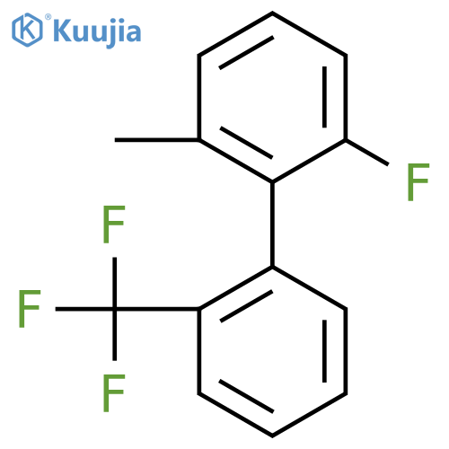 6-Fluoro-2-methyl-2'-(trifluoromethyl)biphenyl structure