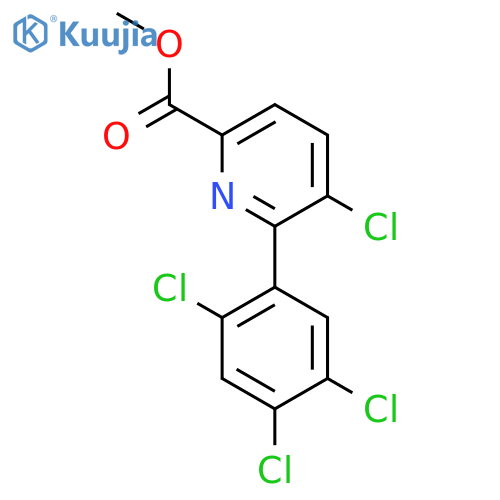 Methyl 5-chloro-6-(2,4,5-trichlorophenyl)picolinate structure