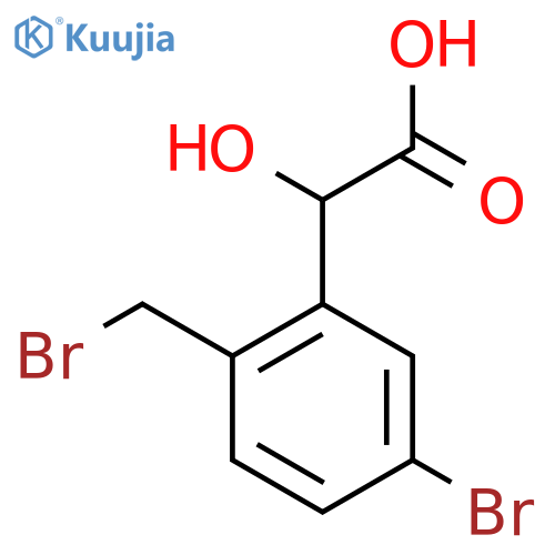5-Bromo-2-(bromomethyl)mandelic acid structure