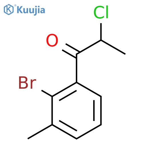 2'-Bromo-2-chloro-3'-methylpropiophenone structure