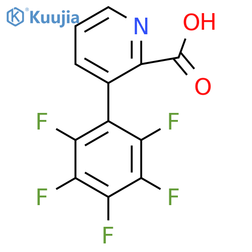 3-(Perfluorophenyl)picolinic acid structure