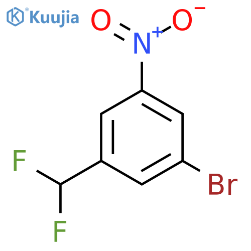 1-Bromo-3-(difluoromethyl)-5-nitrobenzene structure