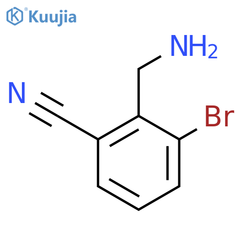 2-Bromo-6-cyanobenzylamine structure