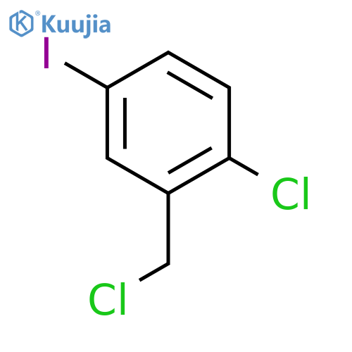 2-Chloro-5-iodobenzyl chloride structure
