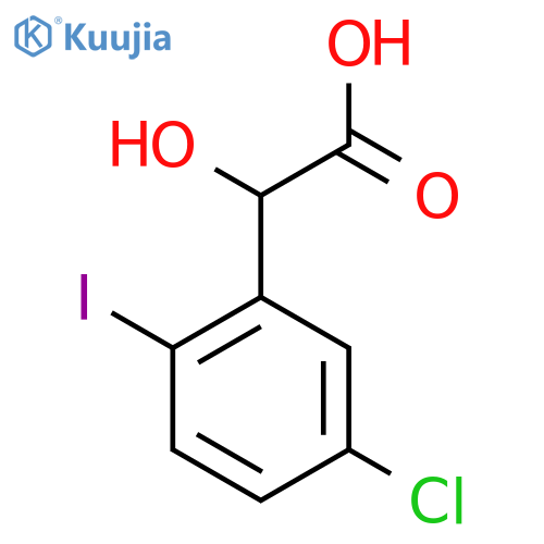 5-Chloro-2-iodomandelic acid structure