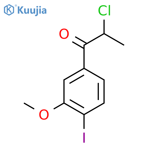 2-Chloro-4'-iodo-3'-methoxypropiophenone structure