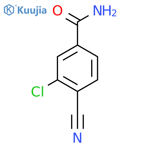 3-Chloro-4-cyanobenzamide structure