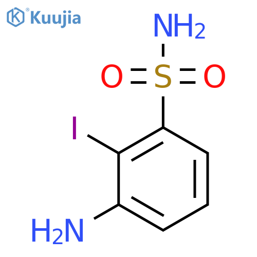 3-Amino-2-iodobenzenesulfonamide structure