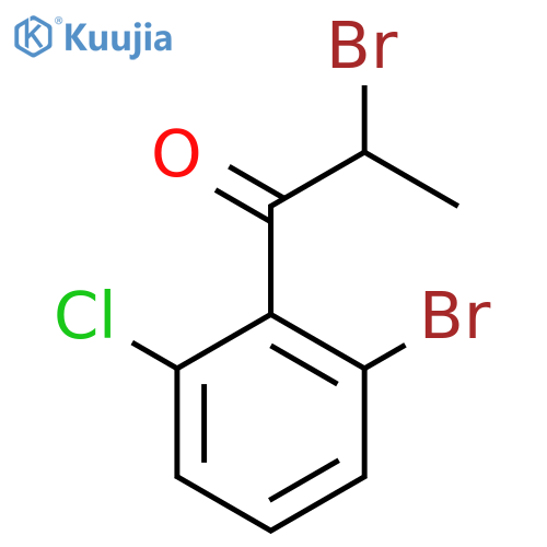 2'-Chloro-2,6'-dibromopropiophenone structure