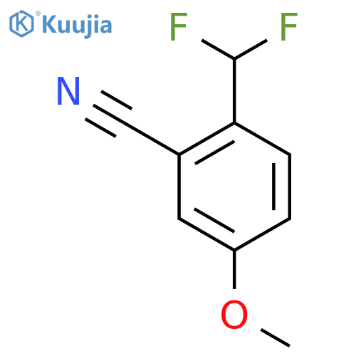 3-Cyano-4-(difluoromethyl)anisole structure