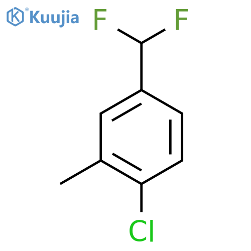 2-Chloro-5-(difluoromethyl)toluene structure