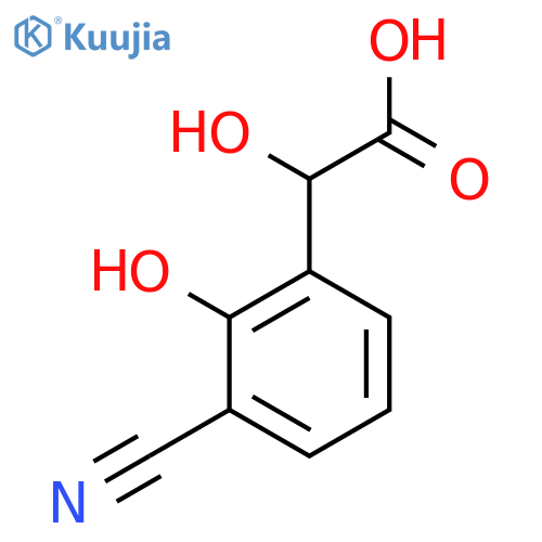 3-Cyano-2-hydroxymandelic acid structure