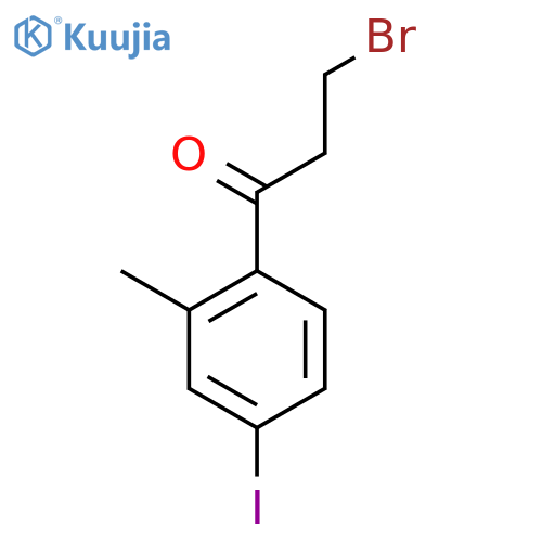 3-Bromo-4'-iodo-2'-methylpropiophenone structure